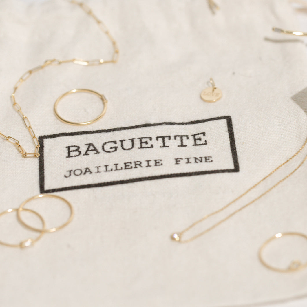 TOP UP Card BAGUETTE JOAILLERIE FINE